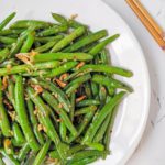 Easy Chinese style Green Beans with Shallots and Garlic Offset Square