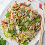 Mi Fen, Taiwanese Rice Vermicelli Stir fry, Square